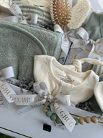 Medium Striped Elephant Set | Neutral