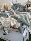 Medium Striped Elephant Set | Neutral