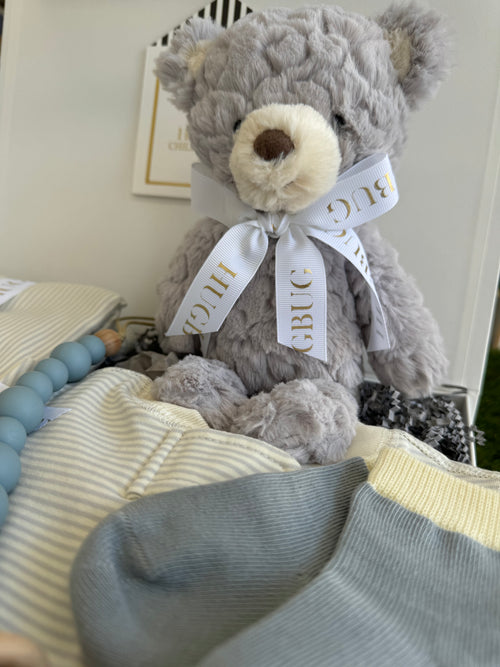 Striped Teddy Gift Set | Boy