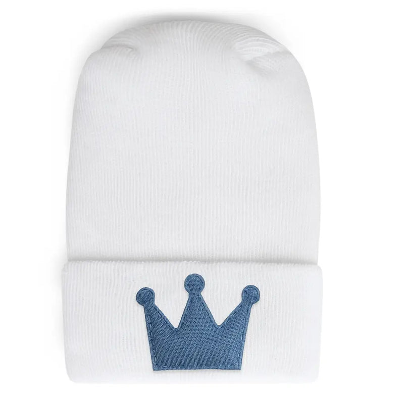Newborn Hat | Denim Crown