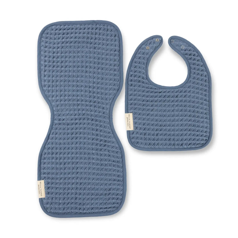 Bib & Burp Set | Blue