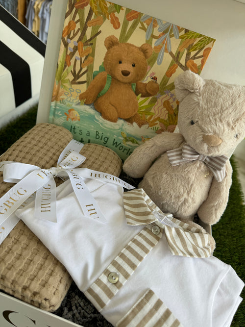 Striped Bear Gift Set | Boy