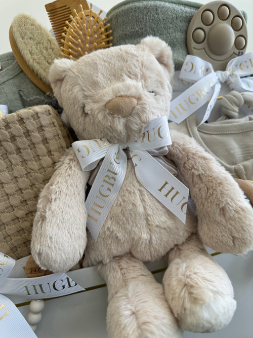 Medium Sage Furry Bear Set | Neutral