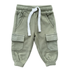Olive Hoodie Cargo Set