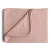 Ribbed Baby Blanket | Blush
