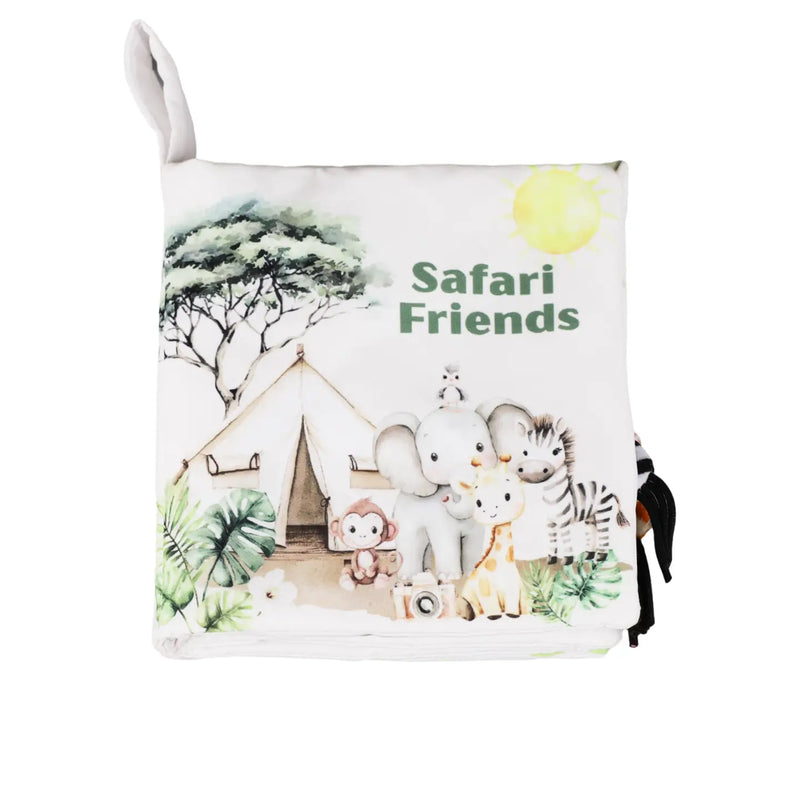 Soft Crinkle Cloth Book | Safari Animals