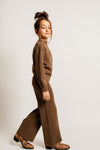 Maggia Cocoa Knit Pant Set