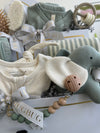 Medium Striped Elephant Set | Neutral