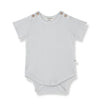 Misty Blue Stipe Overall Set | Boy