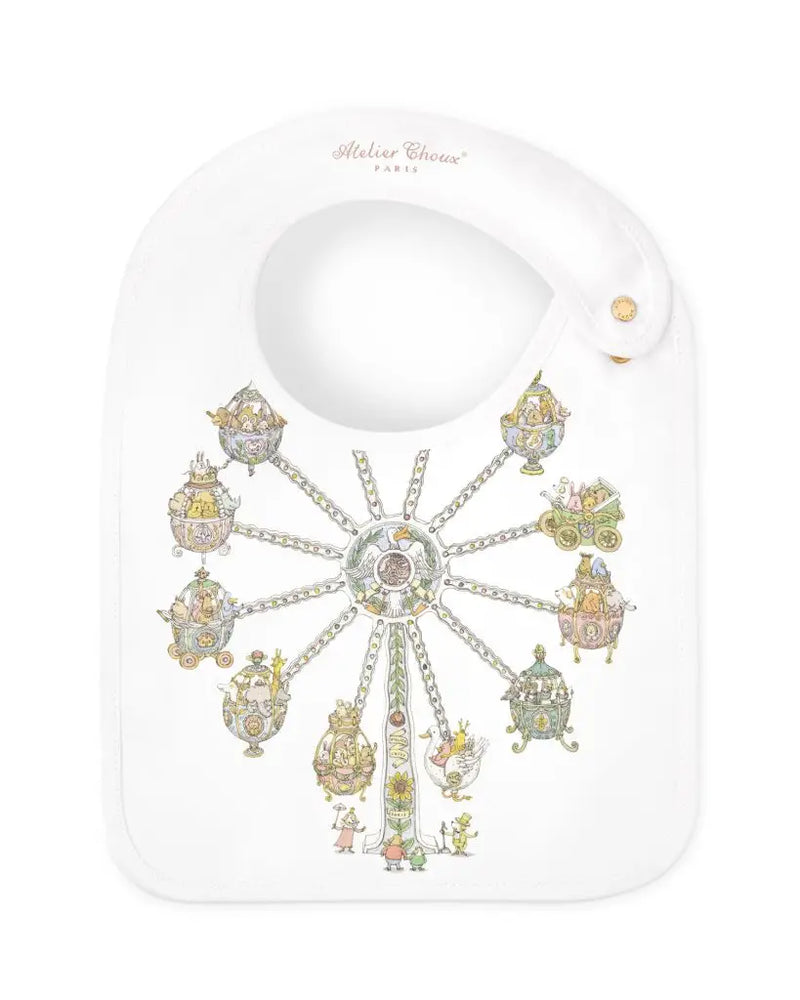 Satin bib –Ferris Wheel