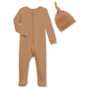 Honey Mist Footie & Hat set
