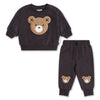 Black Hux Bear Sweat Set