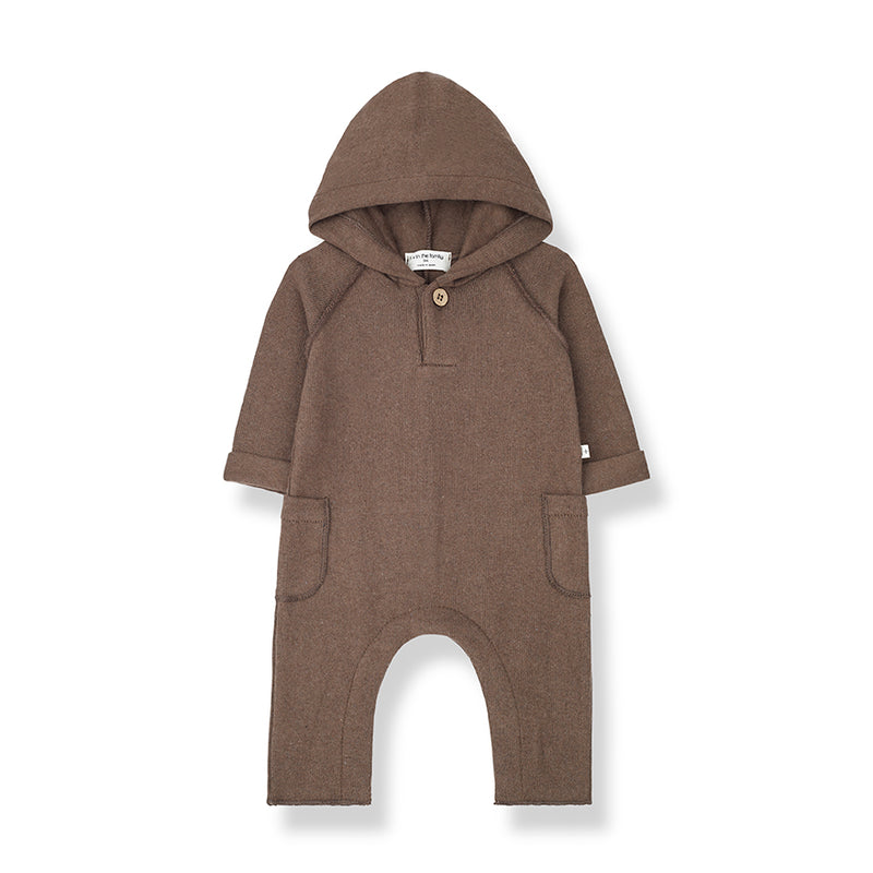 Earth Hooded Jumpsuit | Neutral