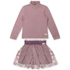 Purple Plum Tulle Skirt Set