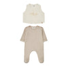 Vested Footie Set | Neutral