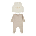 Vested Footie Set | Neutral