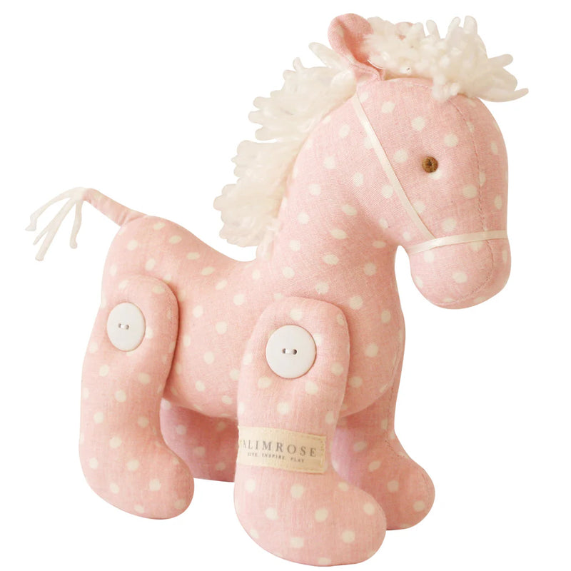 Button Pony Pink Spot