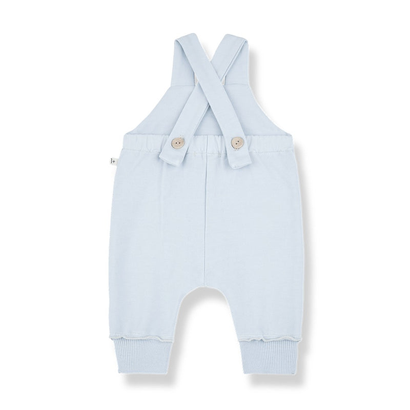 Misty Blue Stipe Overall Set | Boy