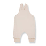 Blushy Nude Stripe Overall Set | Girl