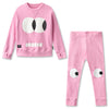 Pink Side Eye Sweat Set | Girl