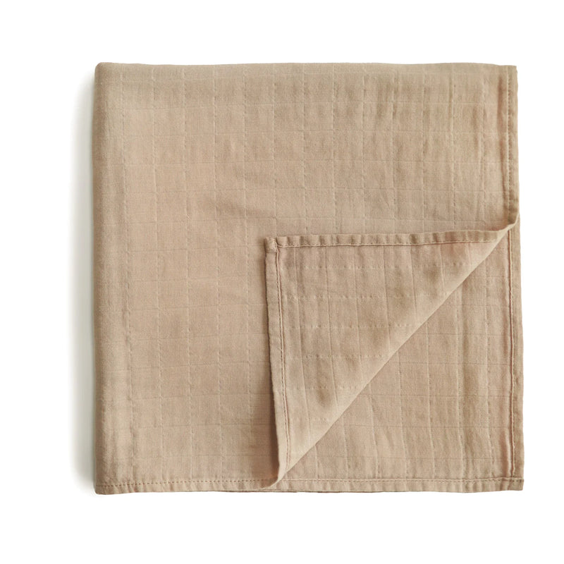 Muslin Swaddle Pale Taupe