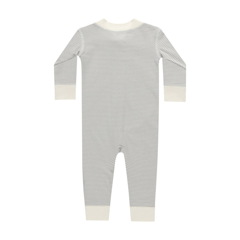 Blue Stripe Zip Sleeper | Boy