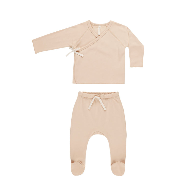 Shell Kimono Footie Set | Girl