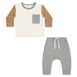 Color Block Pocket Tee Set | Boy