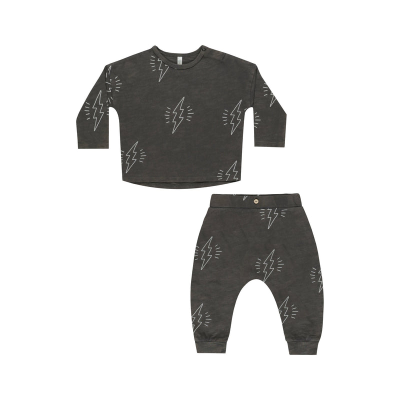 Bolts Long Tee Set | Boy