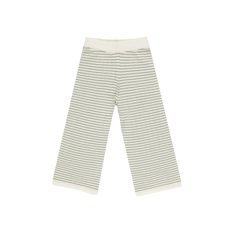 Sage Stripe Boxy Crop Set