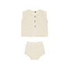 Cherry Scallop Knit Set