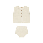 Cherry Scallop Knit Set