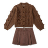Bobble Cardi Skirt Set