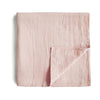 Muslin Swaddle Blanket (Rose Vanilla)