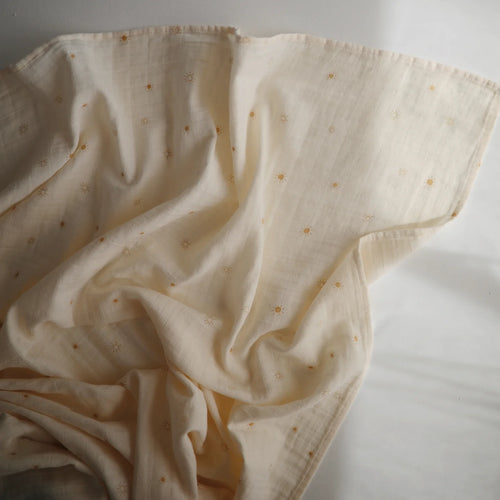 Muslin Swaddle Blanket Organic Cotton (Sun)