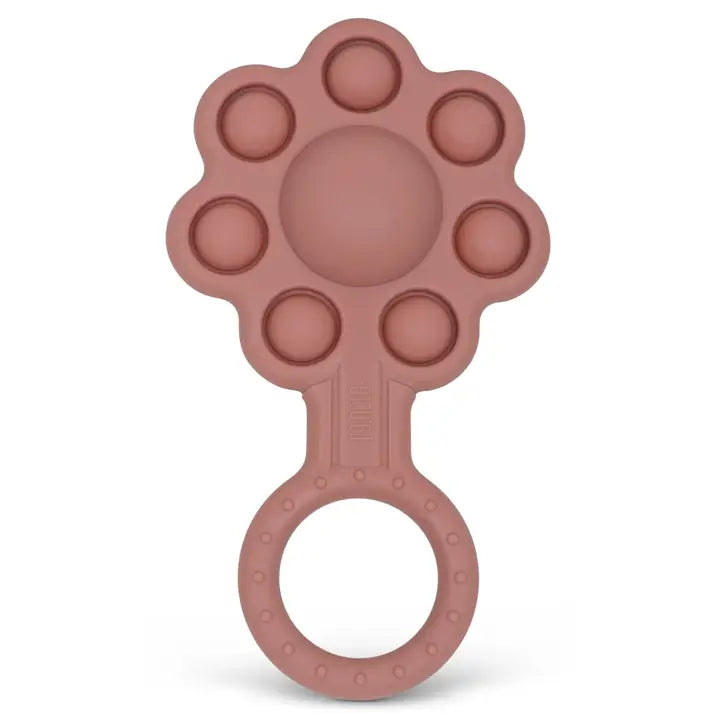 Pop-It Flower Rattle - Rose