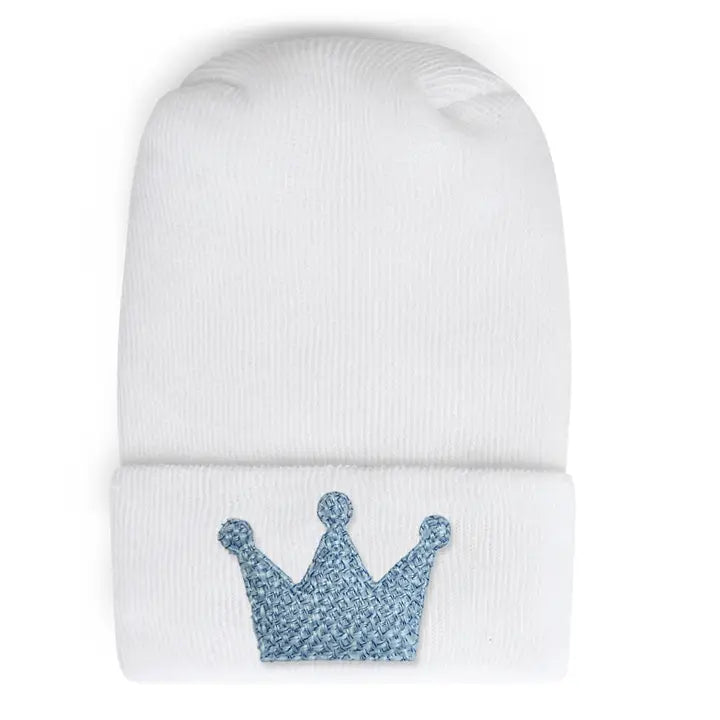 Newborn Hat | Blue Crown