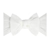 Soft Bow Headband | White