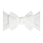 Soft Bow Headband | White