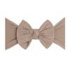 Soft Bow Headband | Taupe