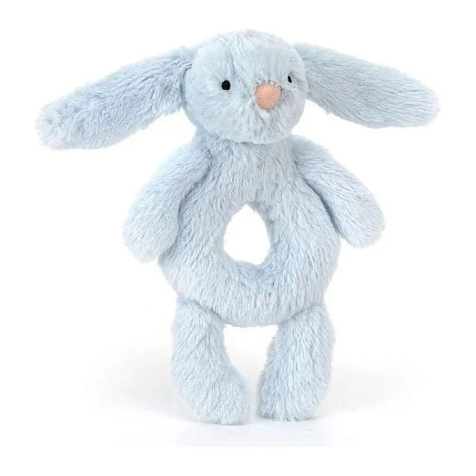 Bashful Blue Ring Rattle
