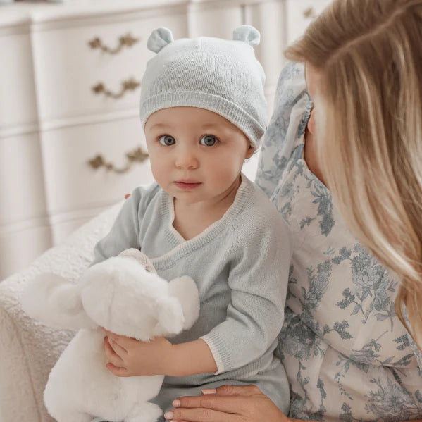 Blue Cashmere Layette Set