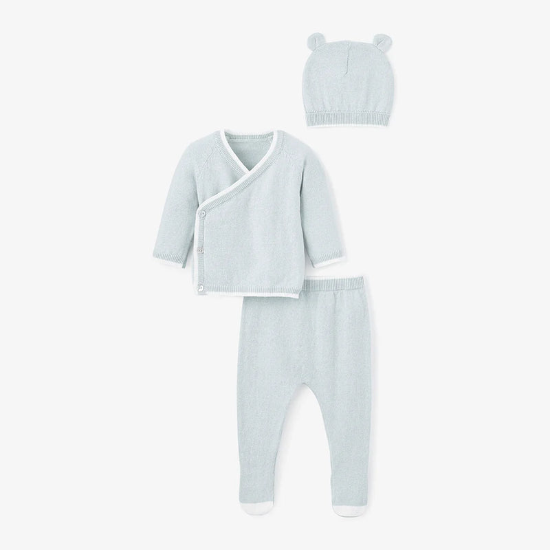 Blue Cashmere Layette Set