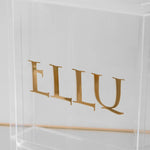 HUGBUG Armenian Name Acrylic Christening Box