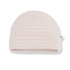Pink Stripe Footie & Hat Set