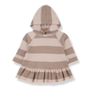 Pink Stripe Hoodie Set