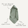 Hooded Bath Towel | Moss