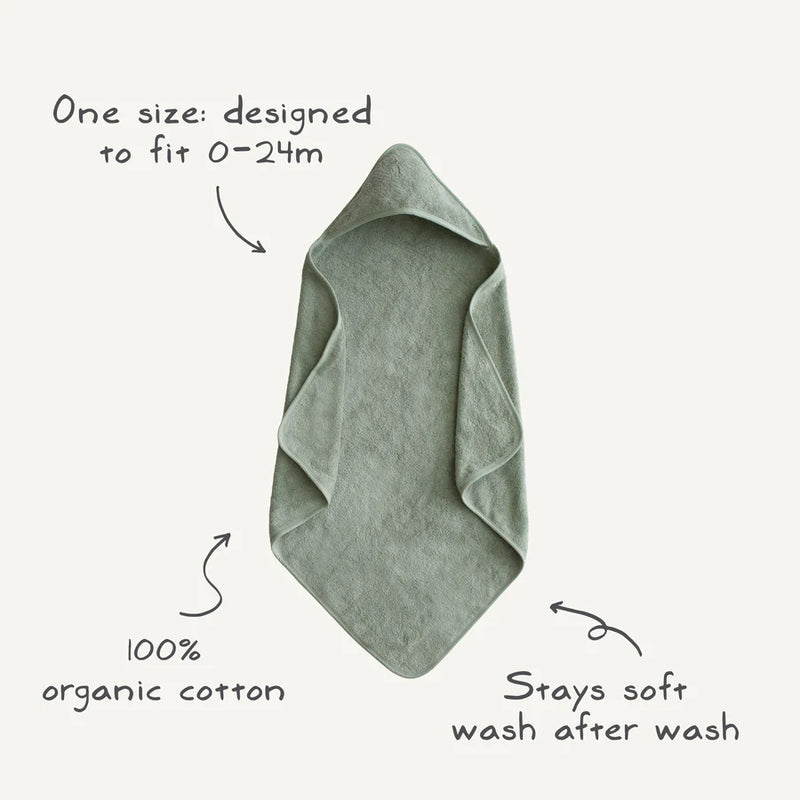 Hooded Bath Towel | Moss