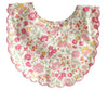 Scallop Bib | Rose Garden