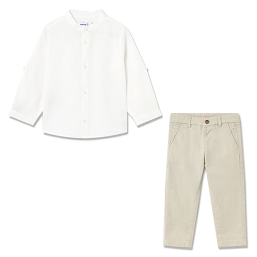 Linen Button Down Set
